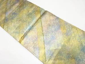 斜め縞模様織出し袋帯